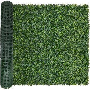 Artificial Boxwood Roll Panels,48 X 120 in(40 sqft) UV-Anti Artificial